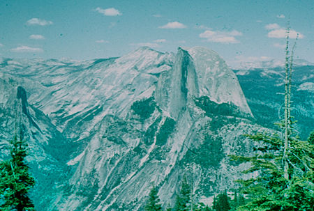 Tenaya Canyon, Half Dome from Pohona Trail near Glacier Point - Yosemite National Park Jul 1957