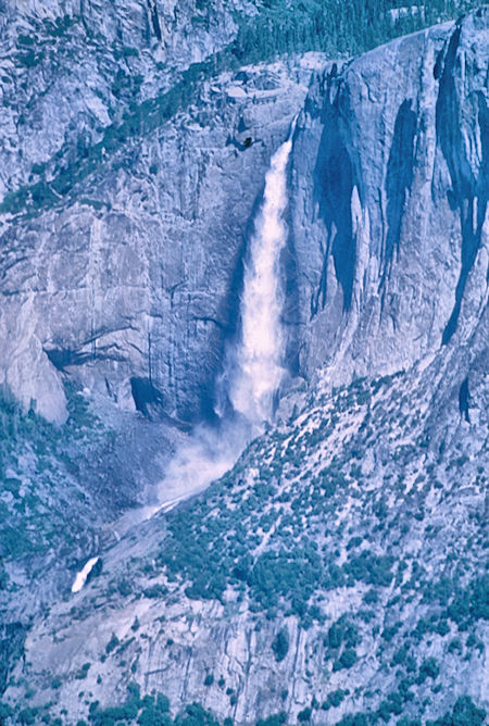 Upper Yosemite Falls from Glacier Point - Yosemite National Park 01 Jun 1968