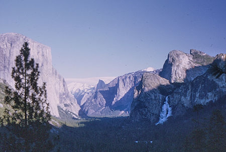 Yosemite Valley, Bridalveil Falls from Wawona Tunnel - Yosemite National Park 03 Jan 1970 Yosemite Valley, Bridalveil Falls from Wawona Tunnel - Yosemite National Park 03 Jan 1970