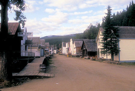 Street scene, Barkerville National Historic Park, British Columbia