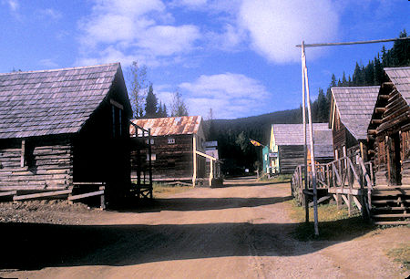 Street scene in Chinatown, Barkerville National Historic Park, British Columbia