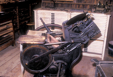 Cariboo Sentinel Newspaper, Barkerville National Historic Park, British Columbia