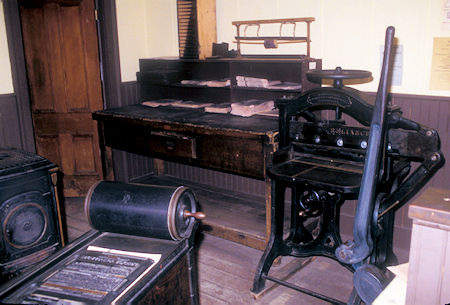 Cariboo Sentinel Newspaper, Barkerville National Historic Park, British Columbia