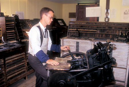 Cariboo Sentinel Newspaper, Barkerville National Historic Park, British Columbia