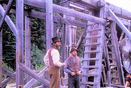 Waterwheel show, Barkerville National Historic Park, British Columbia