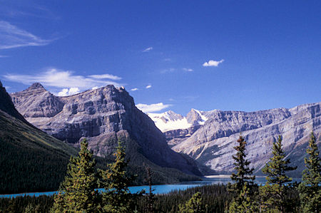 Hector Lake, Pulpit Peak, Icefield Parkway, Banff National Park, Canada