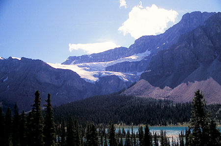 Crowfoot Glacier, Bow Lake, Icefield Parkway, Banff National Park, Canada
