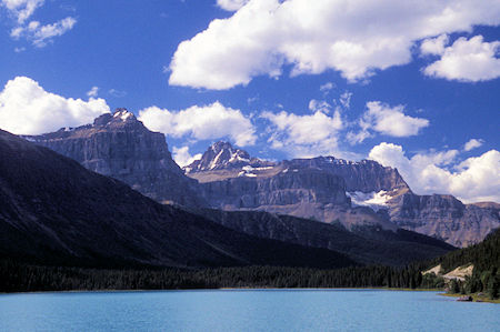 View at Waterfowl Lake, Icefields Parkway, Banff National Park, Canada
