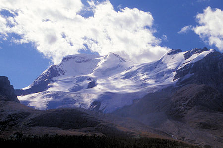 Unknown peak and glacier, Icefields Parkway, Jasper National Park, Canada