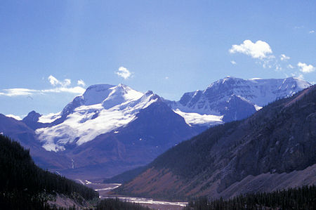 Stutfield Glacier, Icefields Parkway, Jasper National Park, Canada
