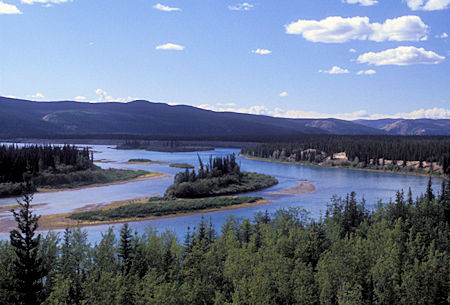 Yukon River near Five Finger Rapids, Yukon Territory