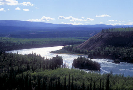 Five Finger Rapids on Yukon River, Yukon Territory