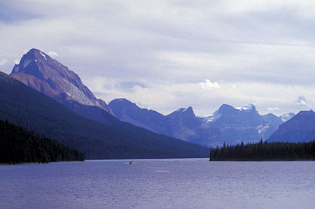 Maligne Lake near Jasper, Jasper National Park, Canada