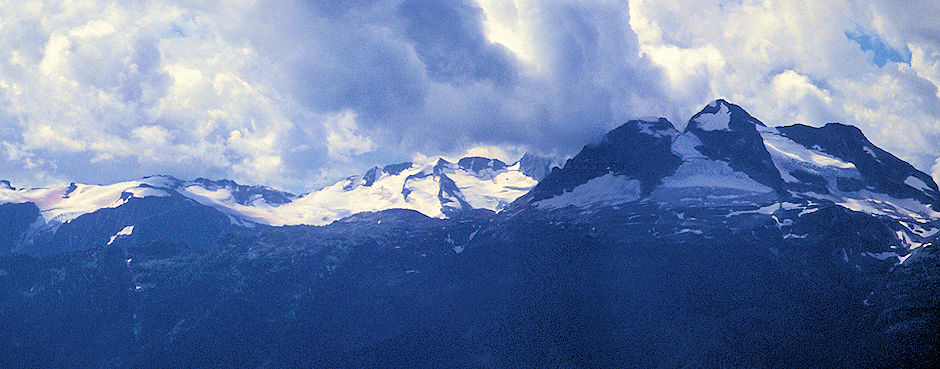 Begbie Peak (right) & Glaciers from Mount Revelstoke, Revelstoke National Park, Canada
