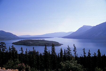 Bove Island on Windy Arm of Tagish Lake, Yukon Territory