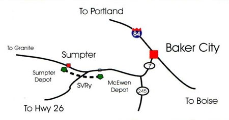 Sumpter Valley Map