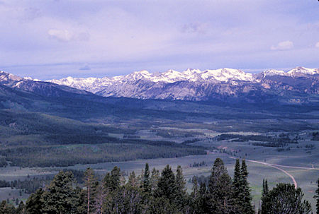 Sawtooth Mountains from Galena viewpoint on Hwy 75 at 8450 feet