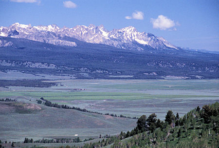 Sawtooth Mountains from Galena viewpoint on Hwy 75 at 8450 feet