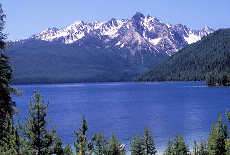 Grand Mogul Peak over Redfish Lake, Sawtooth National Recreation Area, Idaho