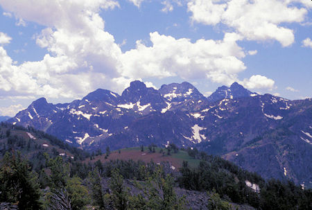 Seven Devils Peaks from lookout