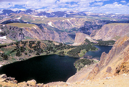 Twin Lakes from Beartooth Highway, Wyoming