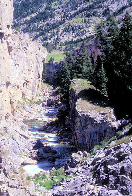 Boulder River below the falls