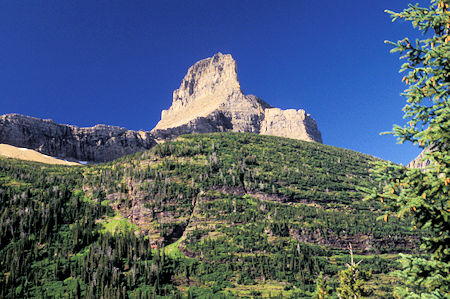 Mt. Wilbur near Iceberg Lake, Many Glacier Valley