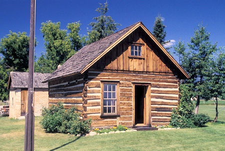 Chief Victor's Cabin - 1997 - now a Salish museum. Built in 1861, is the oldest building on the site