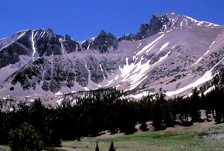 Jeff Davis Peak (left) & Wheeler Peak (right) from summit trail - Great Basin National Park