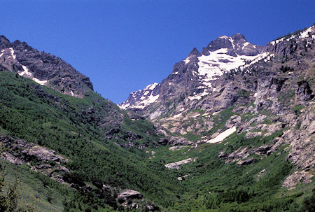 View from Thomas Canyon Campground - Lamoille Canyon Scenic Drive