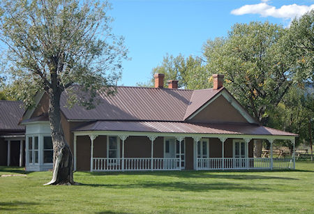 Lucien Maxwell House at Rayado - now a museum Lucien Maxwell House at Rayado - now a museum