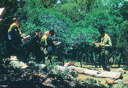 Religious service at Zastro Camp