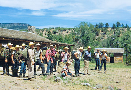 Ready to hit the trail at Zastro Camp