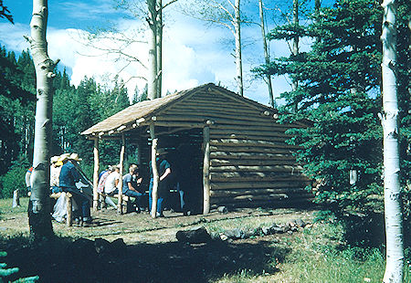 Shelter at Porcupine trail camp Shelter at Porcupine trail camp