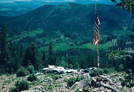 1942 WWII airplane wreck on Trail Peak