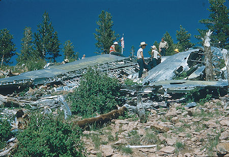 1942 WWII airplane wreck on Trail Peak