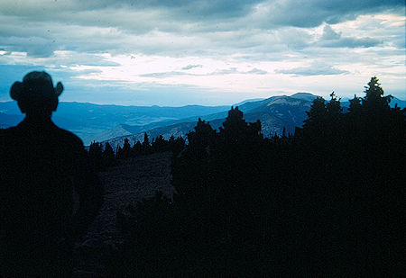 Dusk from Trail Peak Dusk from Trail Peak
