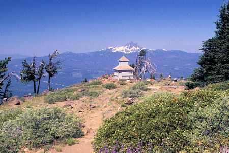 2010 lookout, original oldest of three lookouts on Black Butte near Sisters, Oregon