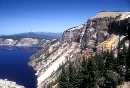 Pumice Castle (right), Crater Lake, Crater Lake National Park, Oregon 1998