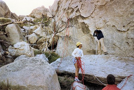 Rigging training at Granite Falls (Need identity of individual(s))