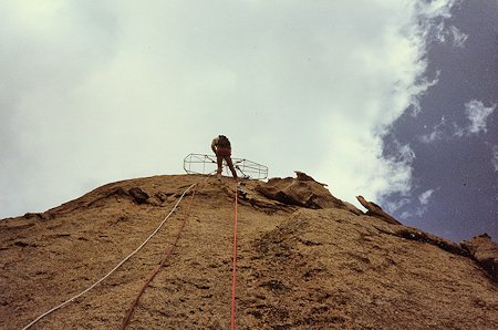 Rigging training at Granite Falls (Need identity of individual)