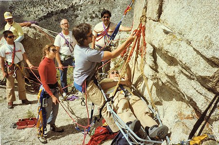 Rigging training at Granite Falls (Need identity of individual(s))
