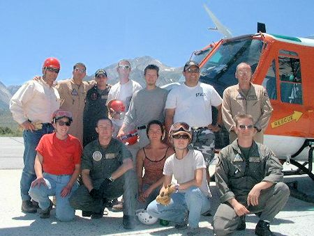 Helicopter Training at Mammoth Airport - June 29, 2002