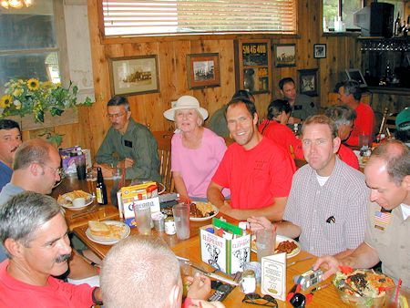 Lunch at Angel's after successful rescue