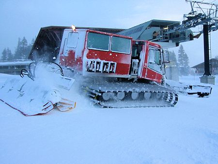 Mammoth Mountain Ski Area Snowcat