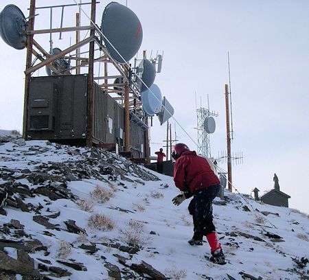 Silver Peak summit - February 3, 2004 - Dave Michalski Photo