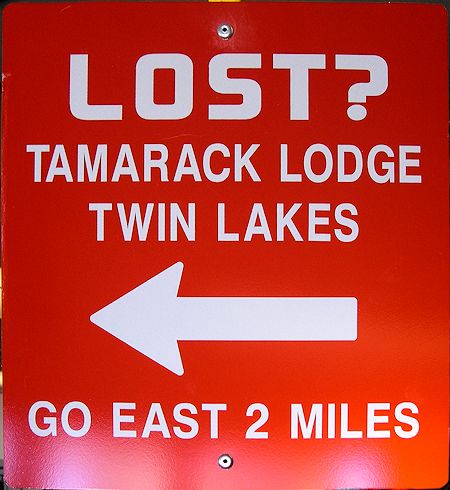 New Signs Help Rescue Operations - Dave Michalski Photo
