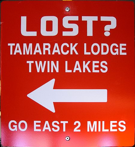 New Signs Help Rescue Operations - Dave Michalski Photo