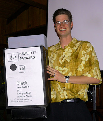Daniel Hansen - Giant Ink Cartridge Award