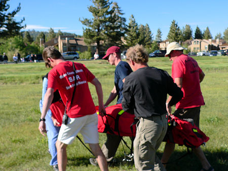 ... across the field to the ...